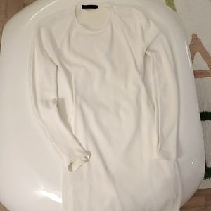 Calvin Klein collection white keyhole back dress